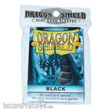 Dragon Shield ART10102 - Dragon Shield Japanese size - Black (50 ct. in bag)
