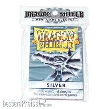Dragon Shield ART10108 - Dragon Shield Japanese size - Silver (50 ct. in bag)