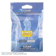 Dragon Shield ART13004 - Sleeves - Perfect fit - Standard size - Inner Sleeves - Thick Inner Clear