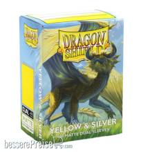 Dragon Shield ART15071 - DS100 Matte Dual - Yellow & Silver
