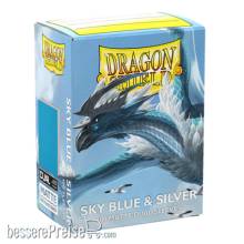 Dragon Shield ART15074 - DS100 Matte Dual - Sky Blue & Silver