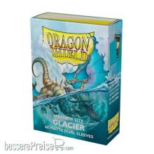 Dragon Shield ART15131 - Sleeves - Japanese size - Matte Dual60 Glacier (Light Blue)