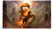 Dragon Shield ART20526 - Playmat + Tube - Fire Horse 2026 Limited