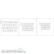 Bandua BA0000443 - Stencil : Numbers and Letters