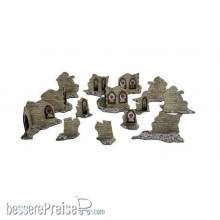 Bandua BA0100201 - Town Ruins- Prepainted Terrain Pack