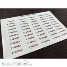 Bandua BAE00241 - Squads 1 to 5 Decal Sheet for bases