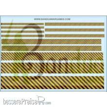 Bandua BAE00246 - Caution Striped - Varius sizes - Decal Sheet
