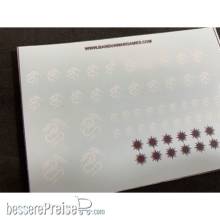 Bandua BAE00264 - White Dragon Symbol - Decal Sheet