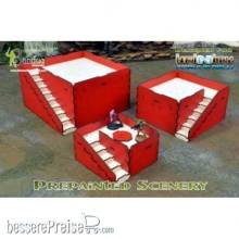 Bandua BAI000043 - Prepainted Q-Building Pack (Red & White)