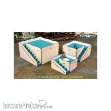 Bandua BAI000046 - Prepainted Q-Building Pack (White & Turquoise)