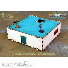 Bandua BAI000050 - Prepainted Modular Building (White & Turquoise)