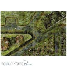 Bandua BAMAT00263 - IMPERIAL CITY JUNGLE MAT 72´X48´ WITH DEPLOYMENT ZONES FOR HORUS HERESY