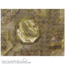 Bandua BAMAT00293 - Imperial City Jungle 2 mat 44´X60´ with deployment zones for warhammer 40k 10 edition