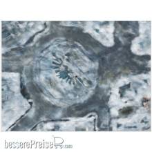 Bandua BAMAT00297 - Imperiacl City Snow 2 mat 44X60 with deployment zones for warhammer 40k 10 edition