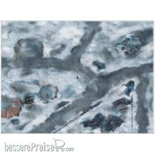 Bandua BAMAT00298 - Imperiacl City Snow 1 mat 44X60 with deployment zones for warhammer 40k 10 edition