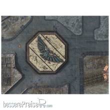 Bandua BAMAT00299 - Imperiacl City 2 mat 44´X60´ with deployment zones for warhammer 40k 10 edition