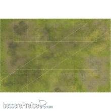 Bandua BAMAT00337 - Valley 72x48 WITH DEPLOY ZONES FOR OLD WORLD