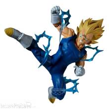 Banpresto BAN-BP29755P - Dragon Ball Z Match Makers PVC Statue Majin Vegeta (vs Super Saiyan 2 Son Goku) 15 cm