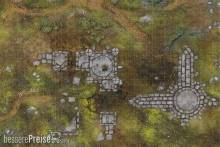 Bandua BATMAT0469 - Ruins Shock 36X24 - Roleplay Mat (Textil)
