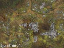 Bandua BATMAT0476 - Ruins Shock 48X36 - Roleplay Mat (Textil)