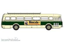 REE Modeles CB-127 - BUS R4190 Green and Cream SGTD - Publicity Néocide - (75)