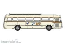 REE Modeles CB-134 - BUS R4190 brown and cream – CEA Uniroute (75) – Publicity « BIC »