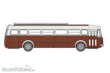 REE Modeles CB-139 - BUS R4190 grey Burgundy color – « LES TRANSPORTS LENSOIS » (62)