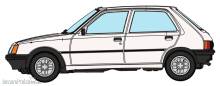 REE Modeles CB-149 - CAR - Peugeot 205 GE - WHITE
