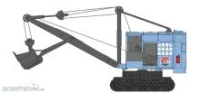 REE Modeles CB-156 - BONDY Crane on Bogies (green) SNCF EST region