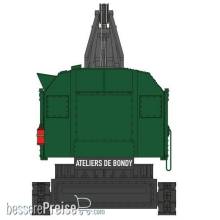 REE Modeles CB-157 - BONDY Crane on Bogies (green) SNCF NORD region