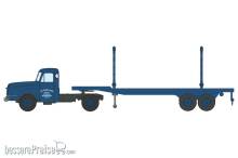 REE Modeles CB-192 - Camion Willeme Tracteur + Remorque transport de Grumes « Ets ROBILLARD »