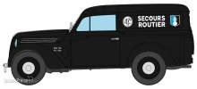 REE Modeles CB-201 - Car Renault JUVAQUATRE, Black van SECOURS ROUTIER