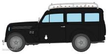REE Modeles CB-202 - Car Renault JUVAQUATRE, Black van GENDARMERIE