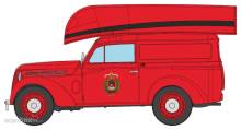REE Modeles CB-203 - Car Renault JUVAQUATRE, Red van fire engine + Boat