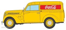 REE Modeles CB-206 - Car Renault JUVAQUATRE, Yellow van COCA-COLA