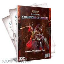 Cubicle 7 CB72562 - Warhammer Age of Sigmar Soulbound Champions of Chaos: Character Sheet Pad