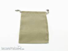Würfelbeutel CHX02371 - Grey Small Suedecloth Dice Bags (4 Wide × 6 Tall)