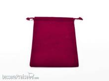 Würfelbeutel CHX02373 - Burgundy Small Suedecloth Dice Bags (4 Wide × 6 Tall)