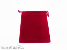 Würfelbeutel CHX02374 - Red Small Suedecloth Dice Bags (4 Wide × 6 Tall)