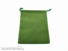 Würfelbeutel CHX02375 - Green Small Suedecloth Dice Bags (4 Wide × 6 Tall)