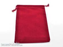 Würfelbeutel CHX02394 - Red Large Suedecloth Dice Bags (5 Wide × 7 Tall)