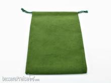 Würfelbeutel CHX02395 - Green Large Suedecloth Dice Bags (5 Wide × 7 Tall)