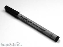 Chessex CHX03129 - Water Soluble Single Black Marker Broad-Tip (approx 1.0 - 2.5mm)