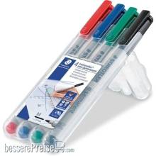 Chessex CHX03154 - Water Soluble 4-Pack Markers Medium-Tip