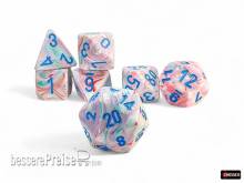 Chessex CHX22544 - Mega-hedral W2 Festive Dahlia 7-Die Set