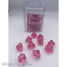 Chessex CHX23284 - Translucent Pink/white Ten d10TM Set