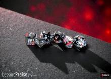 Chessex CHX24408 - Brush Polyhedral Dark Side/blue 7-Die Set