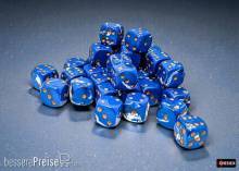 Chessex CHX24806 - Brush 12mm d6 Wavebreak/gold Dice Block (36 dice)