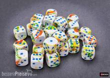 Chessex CHX24809 - Brush 12mm d6 Breezy/blue Dice Block (36 dice)