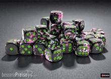 Chessex CHX24814 - Brush 12mm d6 Paintball/green Dice Block (36 dice)